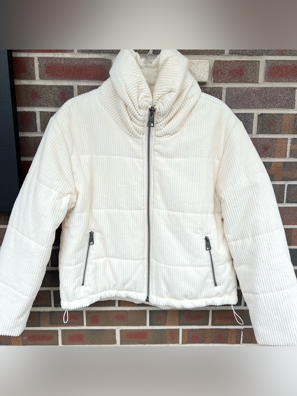 Quilted Corduroy Puffer Jacket